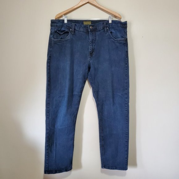 Urban Star Other - URBAN STAR / 44 x 31 / Men's Relaxed Fit Medium Wash Straight Leg Denim Jeans